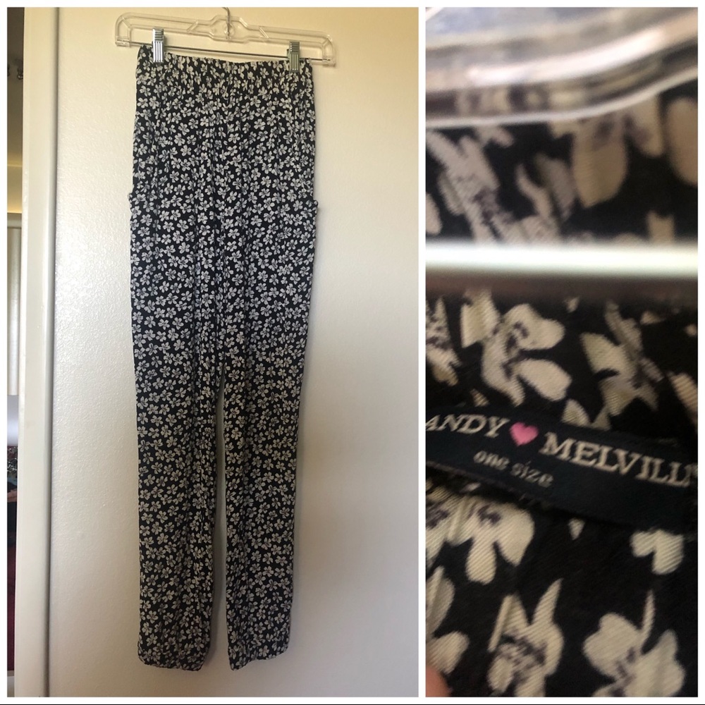 Brandy Melville Floral Pants